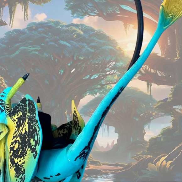 Pandora Avatar ACE Banshee Rookery Green & Yellow Interactive Toy -Without Perch - Picture 4 of 11